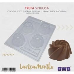 Forma 03 Partes p/ Chocolate Trufa Sinuosa Bwb Cod: 10103 é boa?