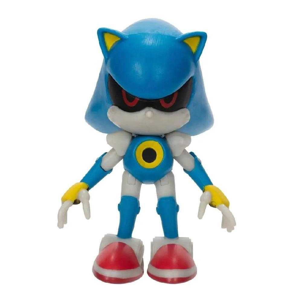 Boneco Sonic the Hedgehog Articulado Super Shadow Candide 3402 em