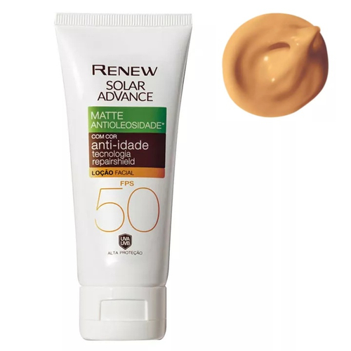 Protetorrenew solar advance matte antioleosidade cor media fps