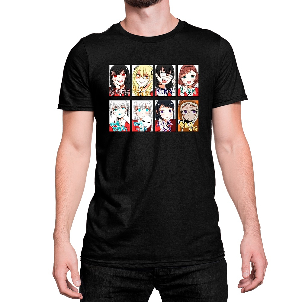 Camiseta T-Shirt Kakegurui Personagens Femininas Algodão em Promoção na  Americanas