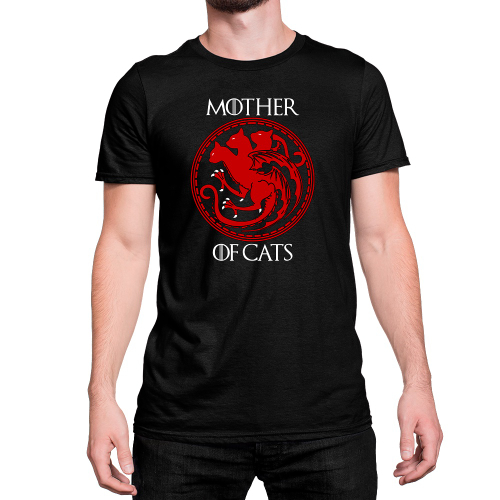 Camiseta T Shirt Mother Of Cats Game Of Thrones Algodao em Promocao na Americanas