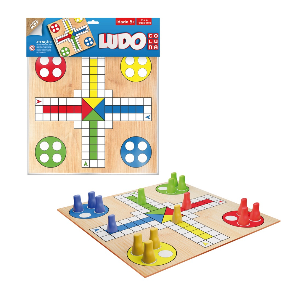 Jogo de Ludo (16 pedras) - JottPlay - Compre brinquedos educativos