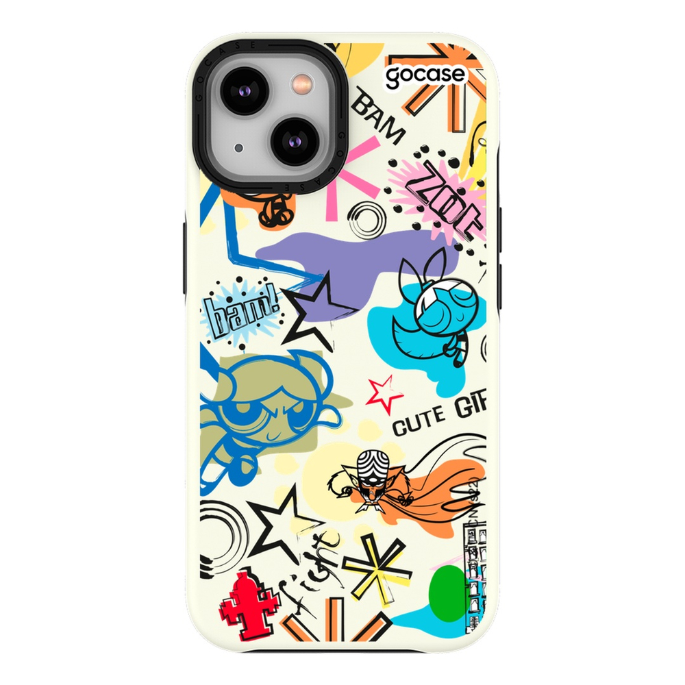 Capa Capinha Gocase Dupla Branca Para IPhone 14 Plus Pro Max - Meninas ...