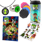 Ben 10 Copo Térmico Anel e Colar Ominitrix + Quadro Aliens