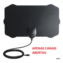 Antena Interna Amplificadora Sinal Hdtv Para Tv Digital 03 é boa?