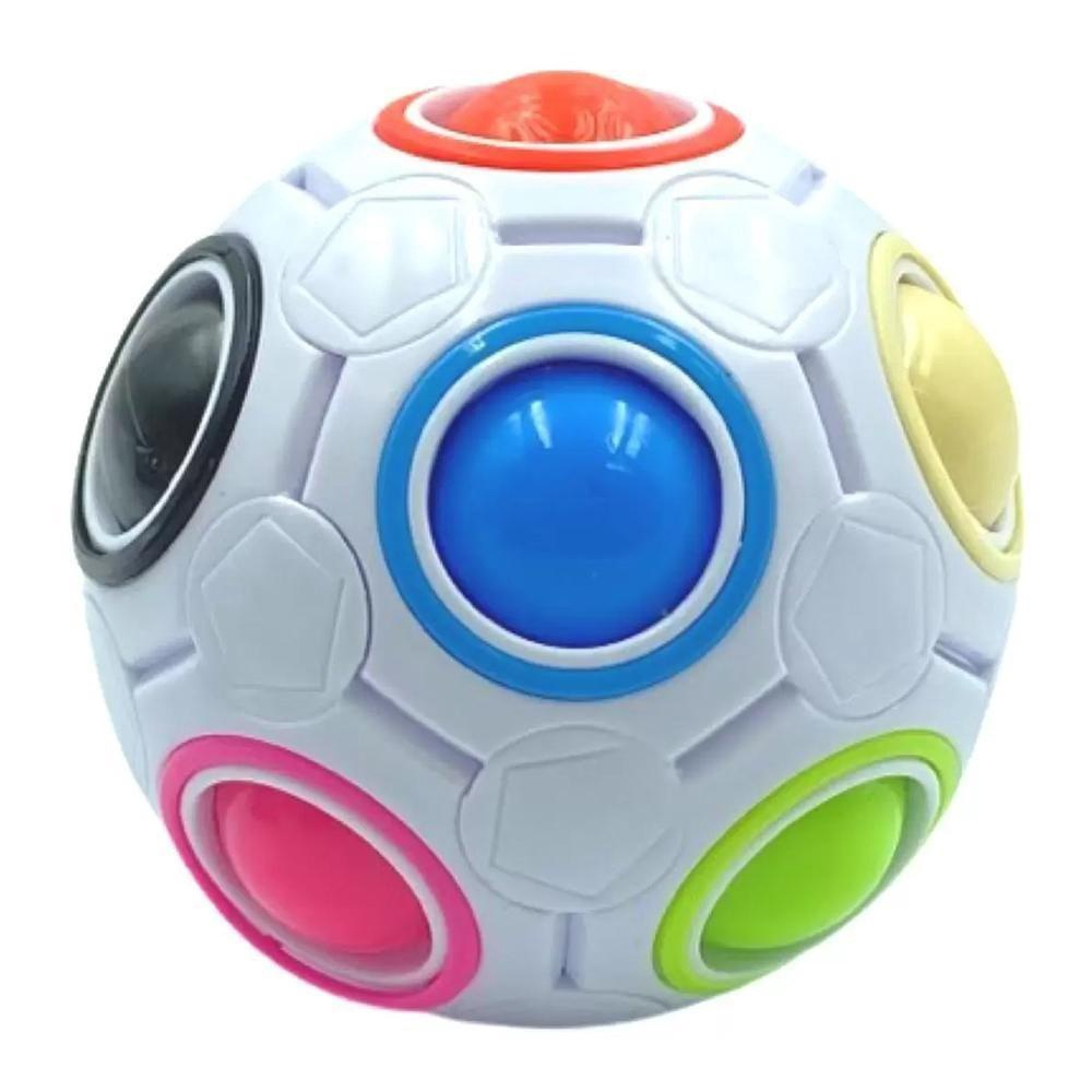 Jogo Mágico de Quebra-cabeça de Bola Rainbow Puzzle Ball Fidget Jogo de  Habilidade com Bolas de Alívio do Stress, Rainbow Puzzle Cube Kids Rainbow