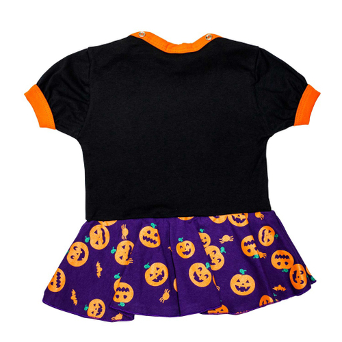 F326/F327 - Fantasia Body e Saia Halloween Infantil 100% Poliéster