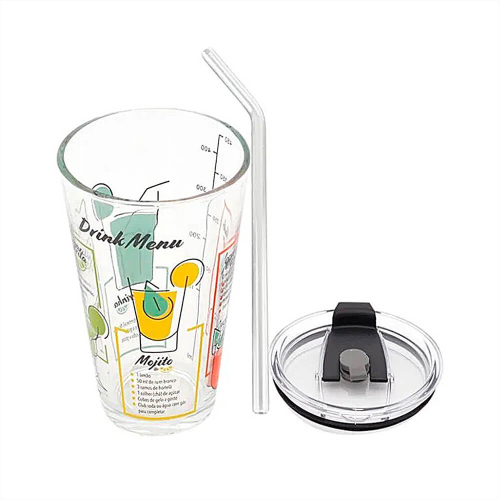 Copos de Vidro Jogo com 2 Florence 370ml Transparente Luxo no Shoptime