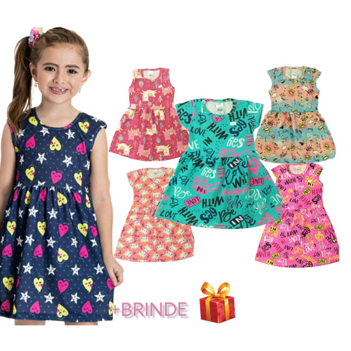 Vestido Infantil Fantasia Sereia Brinde Tiara Marisa