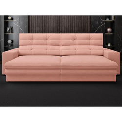 Sofá Pegasus 2,00m Assento Retrátil e Reclinável Velosuede Rose - netsofas é boa?