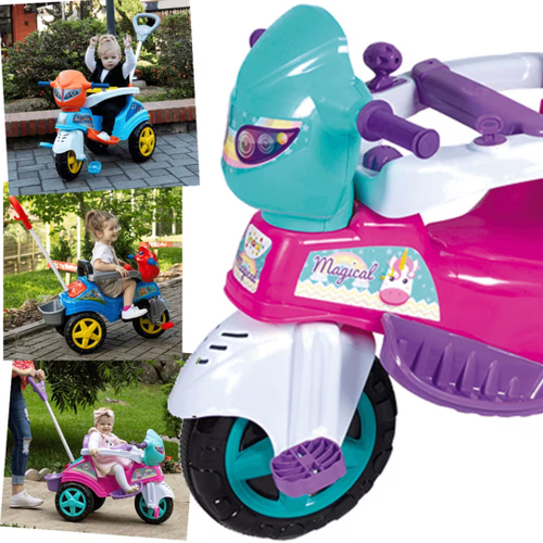 Motoca Carro de Passeio Infantil Velotrol Lelecita Rosa - Loja Zuza  Brinquedos