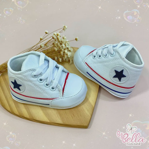 All star hot sale branco bebe