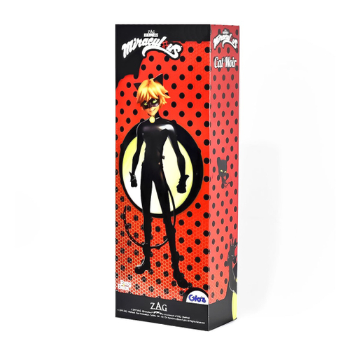 BONECO 55CM CAT NOIR MIRACOULOUS LADYBUG NOVABRINK - Compre Agora