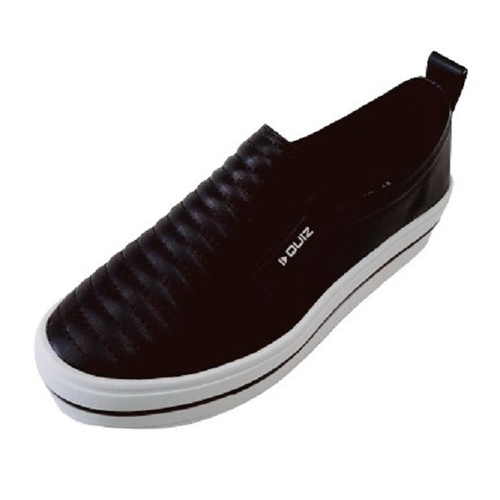 Slip on hot sale quiz preto