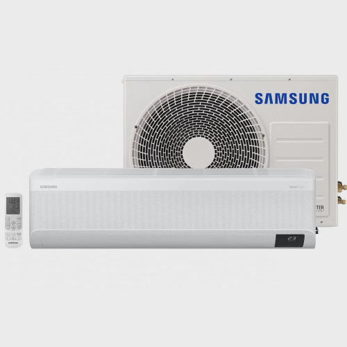 Ar Condicionado Split Hi Wall Inverter Samsung Wind Free 9000 BTU/h Quente e Frio AR09ASHABWKNAZ - 220 Volts