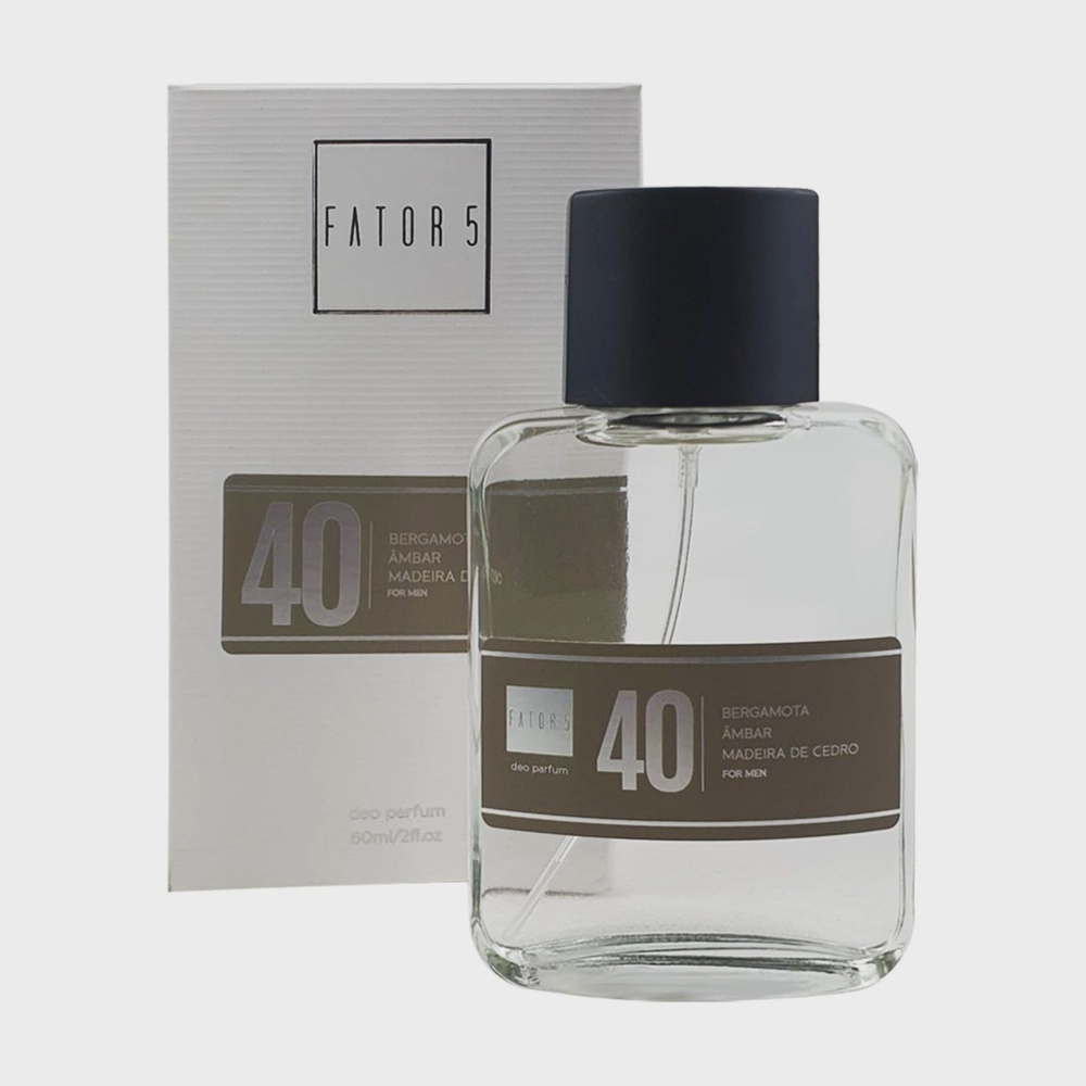 Perfume Masculino n 40 60ml Fator 5 em Promo o na Americanas