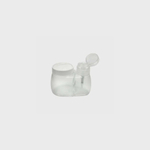 Porta Acetona 150ml Com Porta Algodão Santa Clara Transparente