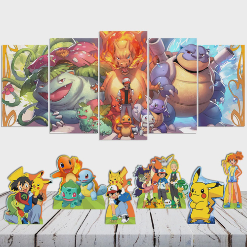 Painel Festa Tema Pokémon Charizard