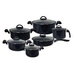 Conjunto 6 Panelas Cerâmica Tampa de Vidro fogão a gás cooktop indução lenha é boa?