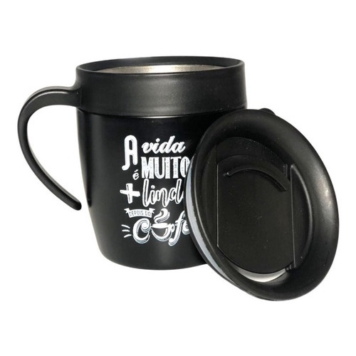 Caneca T Rmica De Caf Com Tampa Em Inox Ml Frases Submarino