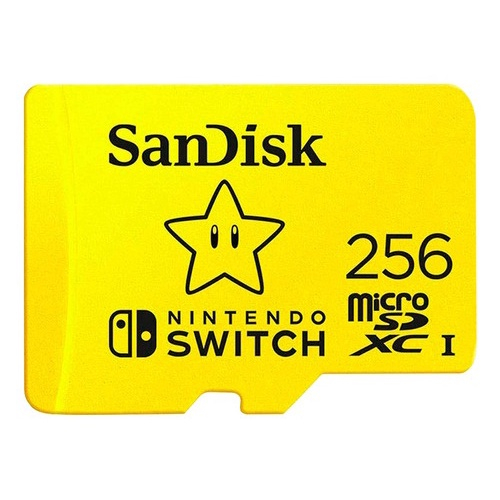 Cart o de Mem ria MicroSDXC 256GB Nintendo Switch SanDisk 619659188276