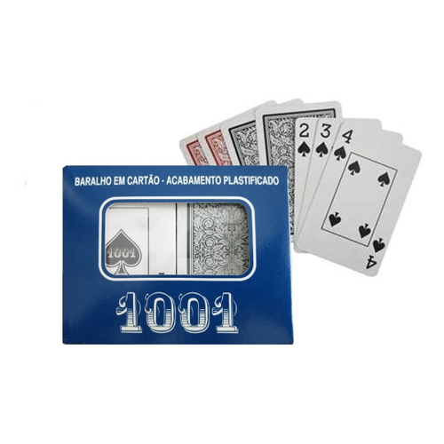 JOGO BARALHO COPAG 1001 COM 110 CARTAS