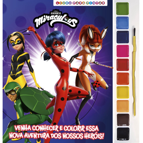 Miraculous: Ladybug - Colorir com brilho na Americanas Empresas