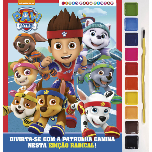 Patrulha canina - Prancheta para colorir