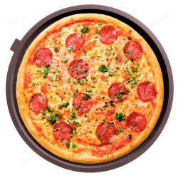 Forma Assadeira Para Pizza Gourmet Antiaderente Bandeja Resistente Aço Carbono Borda Redonda Assar é boa?