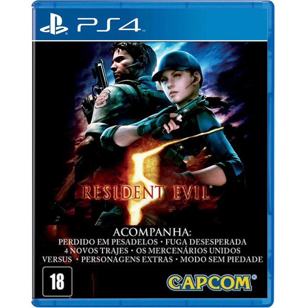 Imagem do produto RESIDENT EVIL 5 PS4 - Físico em Americanas