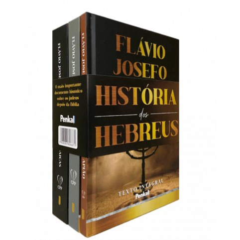 Box Com 3 Livros A História Dos Hebreus Capa Dura Flávio Josefo Em ...