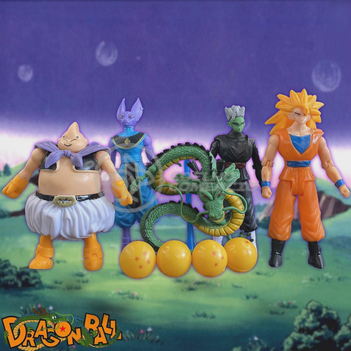 Kit Boneco Dragon Ball Z Action figure Goku, Bills, Majin boo, zamasu,  Shenlong e Esferas do dragão em Promoção na Americanas