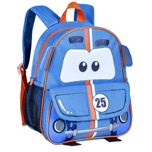 Mochila Infantil Escolar Costas Gato Galáctico Capuz Menino