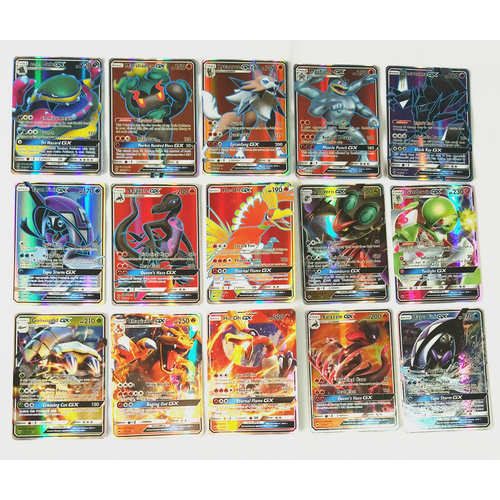 Kit Cartas Pokémon: 3 Pokémon Gx + 100 Cartas + Brinde no Shoptime