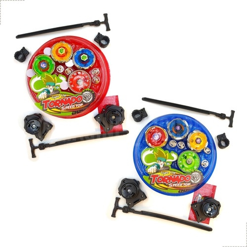 Kit Beyblade Metal 5D Brinquedo 4 Peões Led Toys na Americanas Empresas