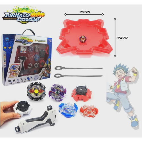 Beyblade Burst Quadstrike - Kit Inicial Con Top Stellar Hyperion