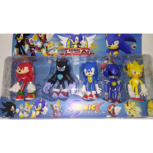 Bonecos Sonic Kit C/ 5 Conjunto Action Figure Pronta Entrega - Escorrega o  Preço