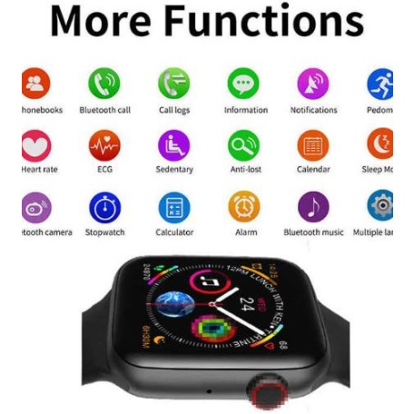 Relogio Smartwatch Inteligente W34 pro fone i12 no Shoptime