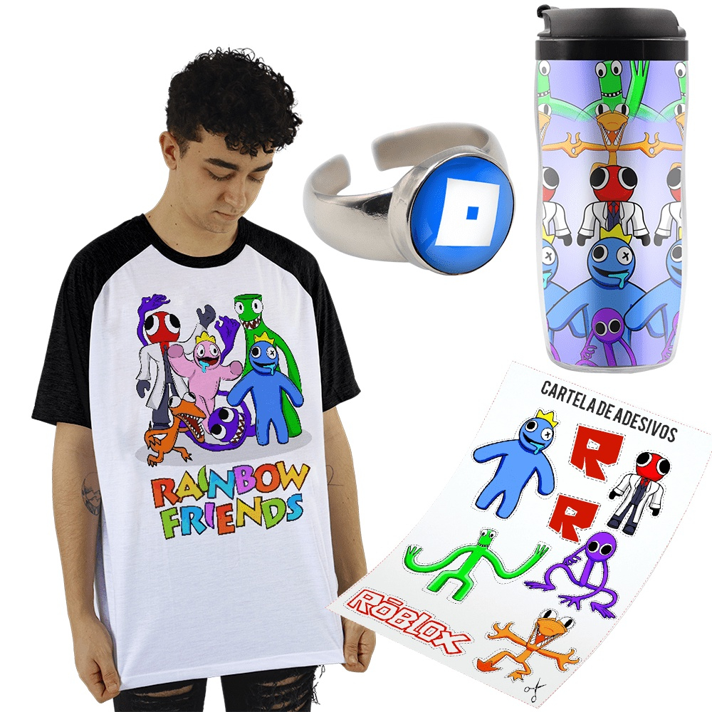 Camisa Camiseta Adulto Infantil Personalizado Roblox