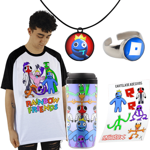 Camiseta Roblox - 100% algodão