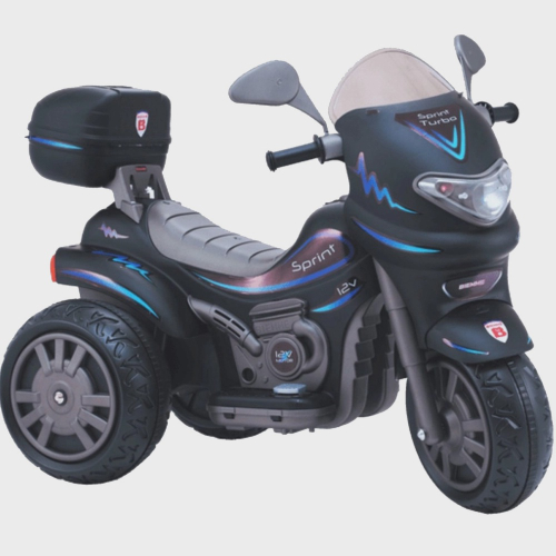 Mini Moto Infantil Elétrica 3 Rodas com Pedal Triciclo Passeio Movido a  Bateria 6V Recarregável Até 20 kg Bivolt Motoca Scooter Motocicleta Som e  luzes Azul Dia das Crianças - Baby Style