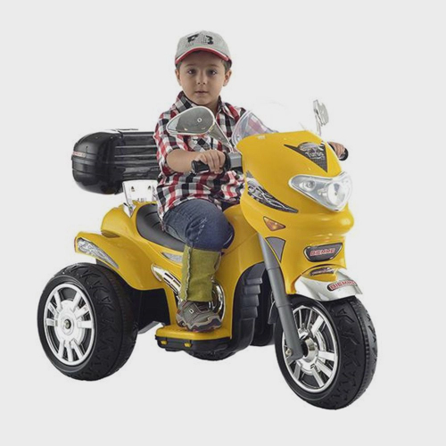 Moto Elétrica Infantil 6V Amarela Bel