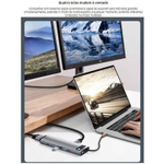 Hub Usb-C Baseus 11 Em 1 Dockstation Hdmi Thunderbolt 3