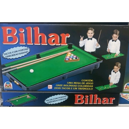 Mesa De Sinuca Infantil Bilhar Snooker De Luxo Braskit no Shoptime