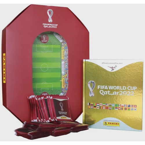 Kit Exclusivo Estádio Álbum Copa Do Mundo Qatar 2022 Capa Dura Dourada +  150 Env - Não Numerado em Promoção na Americanas