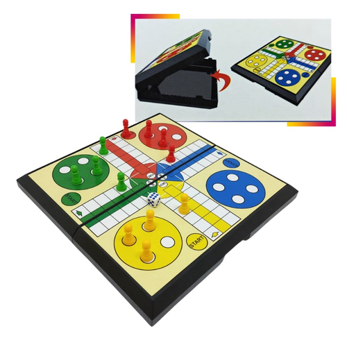 Jogo de Tabuleiro Ludo Real Pentagol com Estojo