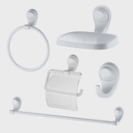 Kit de Acessórios Plásticos Lorenzetti Attic 2000 F22 Branco