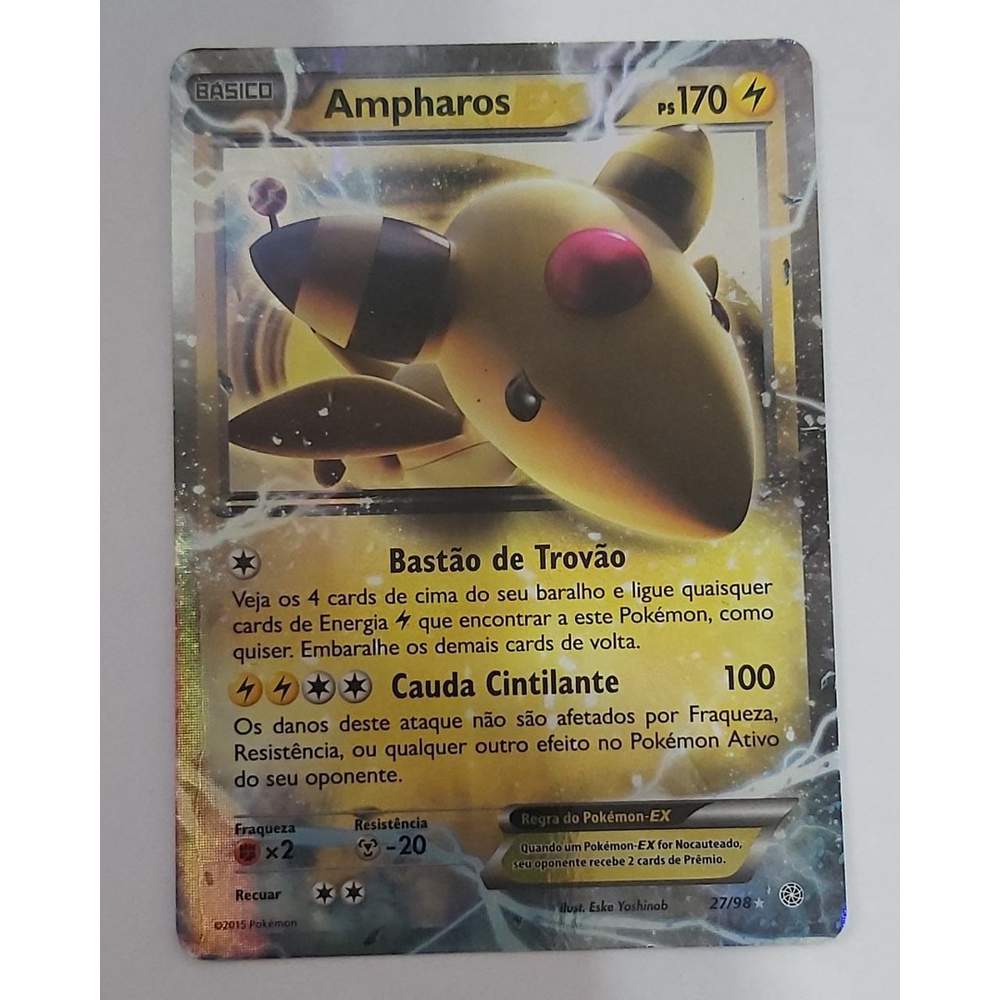 Carta pokemon Ampharos ex em Promoção na Americanas Carta pokemon Ampharos ex em Promoção na Americanas