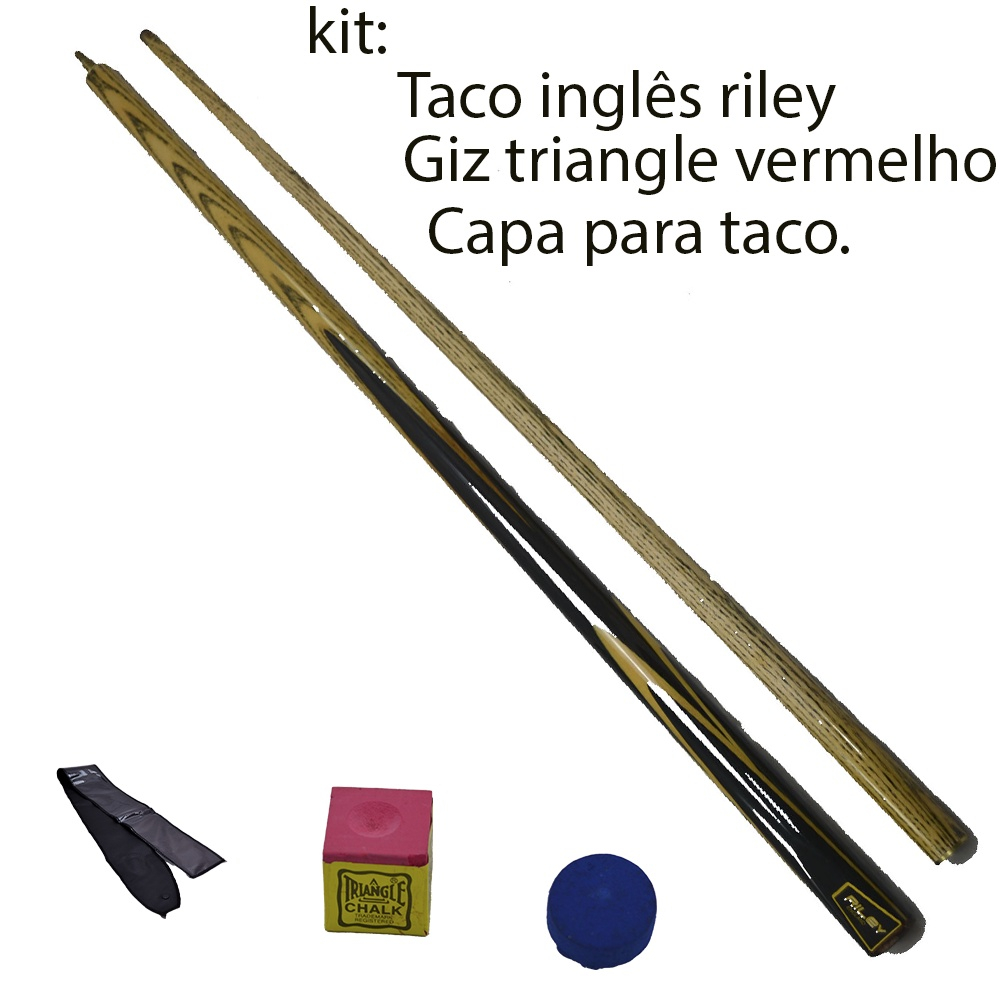 Kit 02 Tacos Premium de Sinuca Inteiriços Ipê tratado 100% alinhados  (retos) em Promoção na Americanas