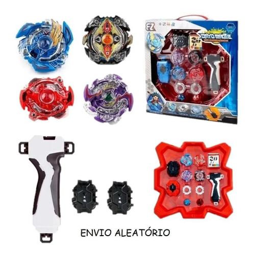 Beyblade 4 In 2 Com Luz + 4 Beyblade + 2 Lançadores Arena em Promoção na  Americanas